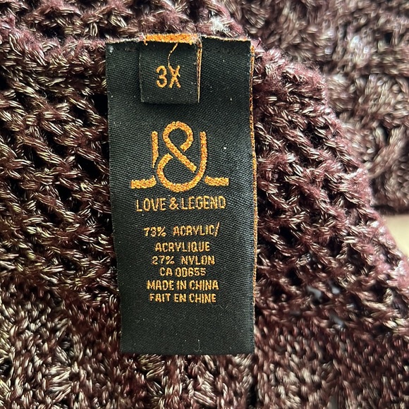 Love & Legend Crochet Sweater - Picture 6 of 7